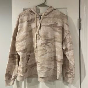 Camo American eagle quarter zip hoodie